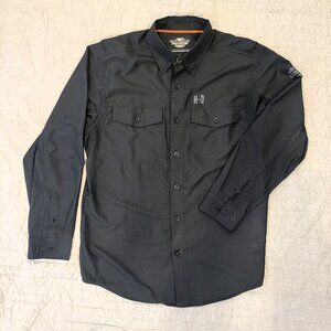 Harley Davidson, Black, Mens Shirt, Large